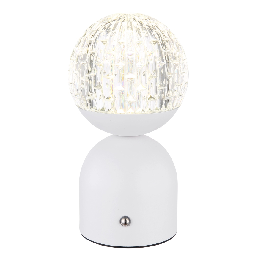 Globo - LED pritemdomas, liečiamas stalinis šviestuvas LED/2W/5V 2700/4000/65000K 1800 mAh balta