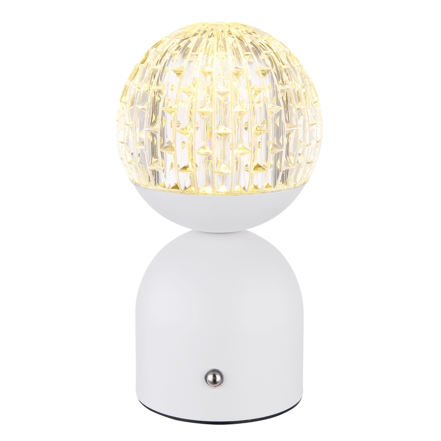 Globo - LED pritemdomas, liečiamas stalinis šviestuvas LED/2W/5V 2700/4000/65000K 1800 mAh balta