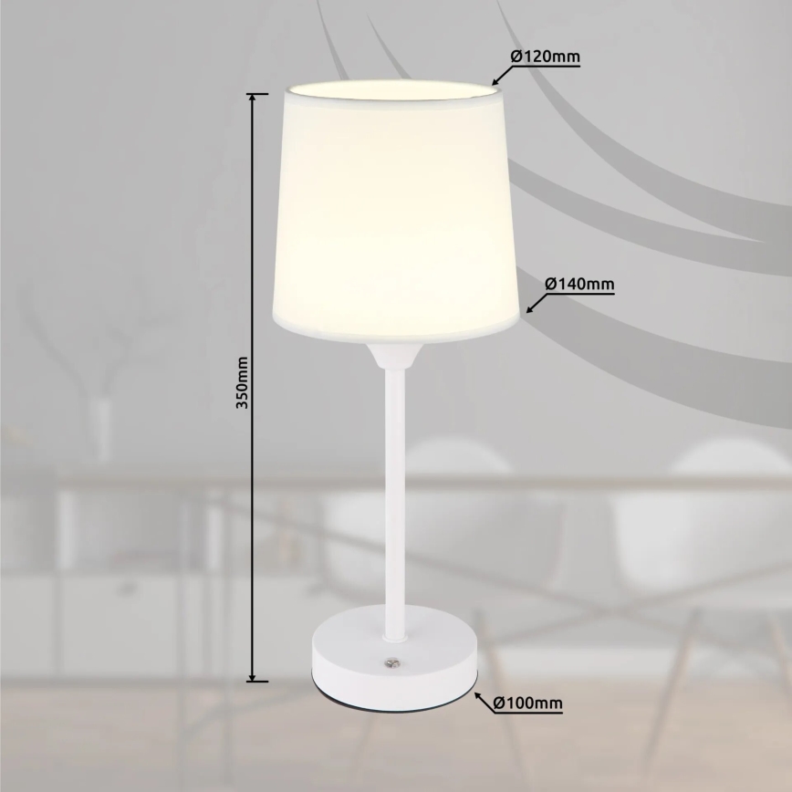 Globo - LED Pritemdoma įkraunama jutiklinė stalinė lempa LED/2,5W/3,7V 2700/4000/6500K 1800 mAh balta