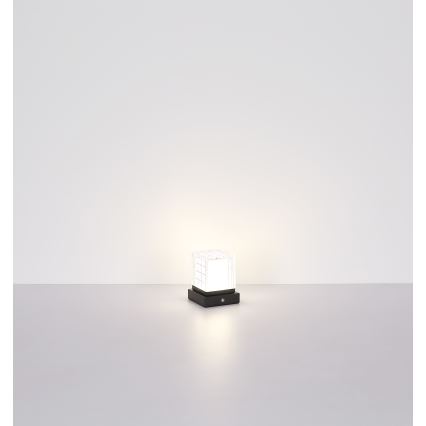Globo - LED pritemdomas, liečiamas stalinis šviestuvas LED/2,5W/3,7V 2700K/4000K/6500K 1800 mAh USB juoda
