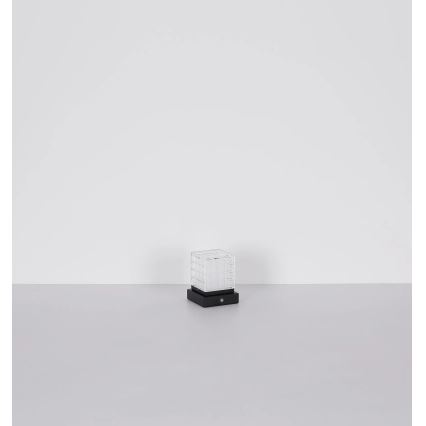 Globo - LED pritemdomas, liečiamas stalinis šviestuvas LED/2,5W/3,7V 2700K/4000K/6500K 1800 mAh USB juoda