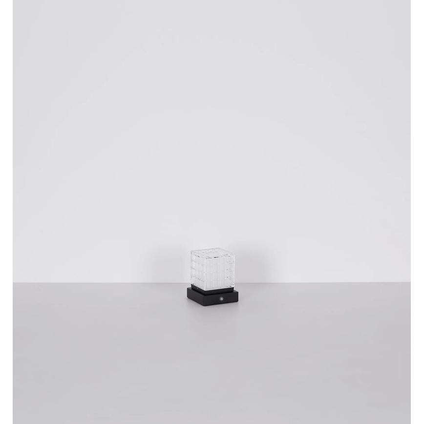 Globo - LED pritemdomas, liečiamas stalinis šviestuvas LED/2,5W/3,7V 2700K/4000K/6500K 1800 mAh USB juoda