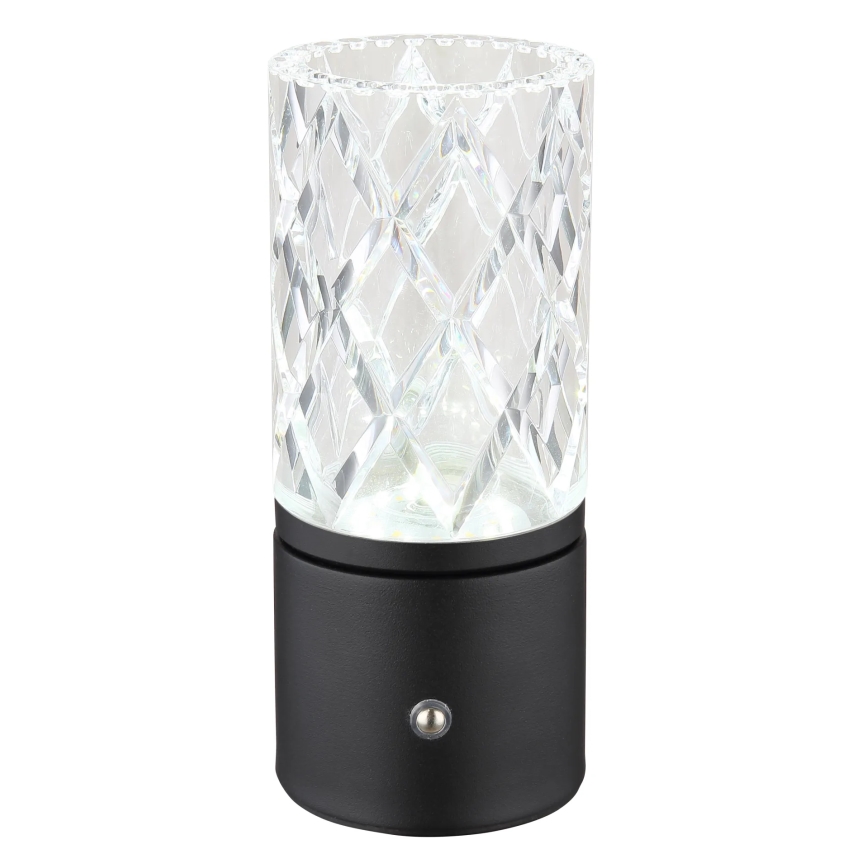 Globo - LED pritemdomas, liečiamas stalinis šviestuvas LED/2,5W/3,7V 2700K/4000K/6500K 1800 mAh USB juoda