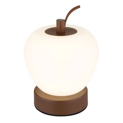 Globo - LED pritemdomas, liečiamas stalinis šviestuvas LED/2W/3,7V 2700K/4000K/6500K 1200 mAh USB ruda