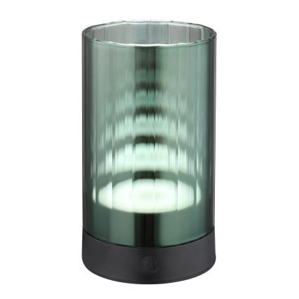 Globo - LED Lauko pritemdoma įkraunama jutiklinė stalinė lempa LED/2W/3,7V 2700/4000/6500K 1200mAh IP44 žalia