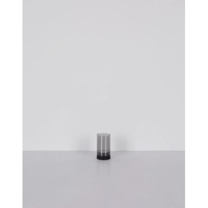 Globo - LED Lauko pritemdoma įkraunama jutiklinė stalinė lempa LED/2W/3,7V 2700/4000/6500K 1200mAh IP44 pilka