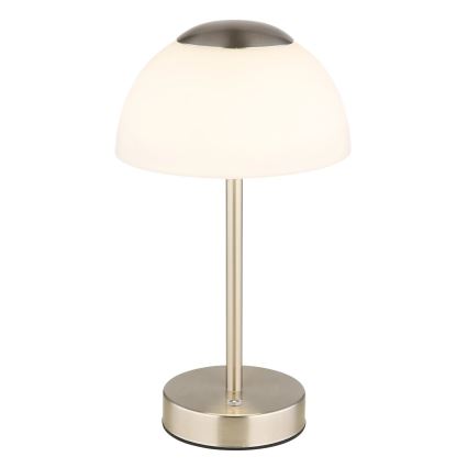 Globo - LED Pritemdomas įkraunamas stalinis šviestuvas LED/2,5W/5V 1800mAh 2700K/4000K/6500K matinis chromas