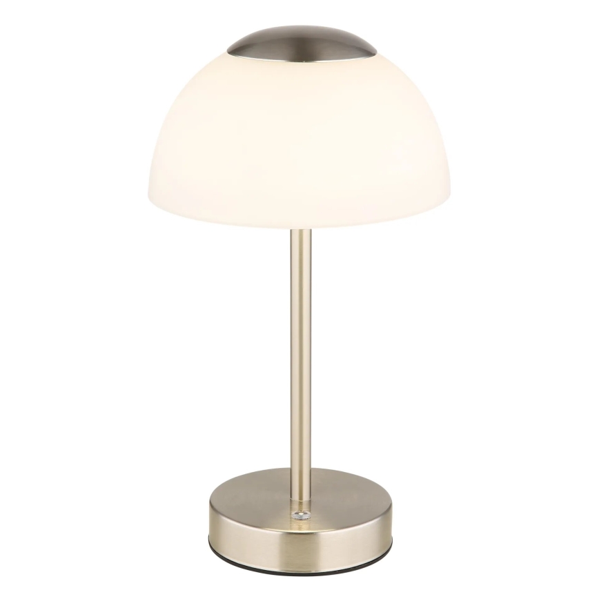 Globo - LED Pritemdomas įkraunamas stalinis šviestuvas LED/2,5W/5V 1800mAh 2700K/4000K/6500K matinis chromas
