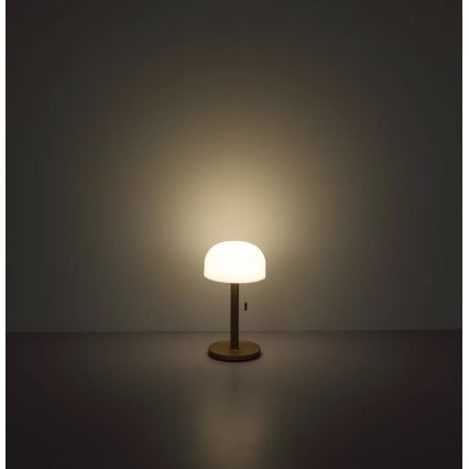 Globo - LED Įkraunamas Stalinis šviestuvas LED/1,5W/3,7V 3000/4200/6000K 1800mAh ruda