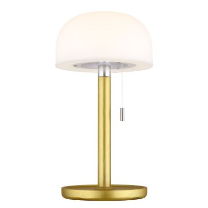 Globo - LED Įkraunamas Stalinis šviestuvas LED/1,5W/3,7V 3000/4200/6000K 1800mAh žalvaris