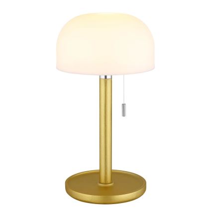 Globo - LED Įkraunamas Stalinis šviestuvas LED/1,5W/3,7V 3000/4200/6000K 1800mAh žalvaris