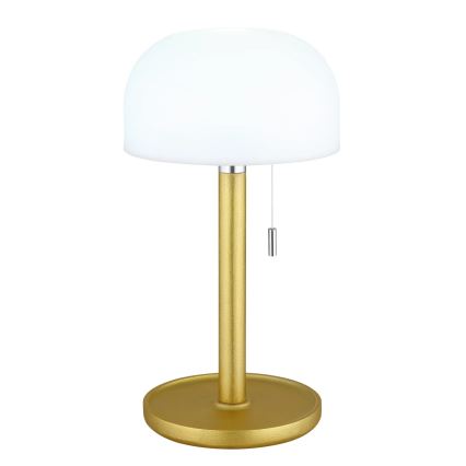 Globo - LED Įkraunamas Stalinis šviestuvas LED/1,5W/3,7V 3000/4200/6000K 1800mAh žalvaris