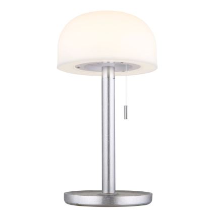 Globo - LED Įkraunamas Stalinis šviestuvas LED/1,5W/3,7V 3000/4200/6000K 1800mAh sidabras