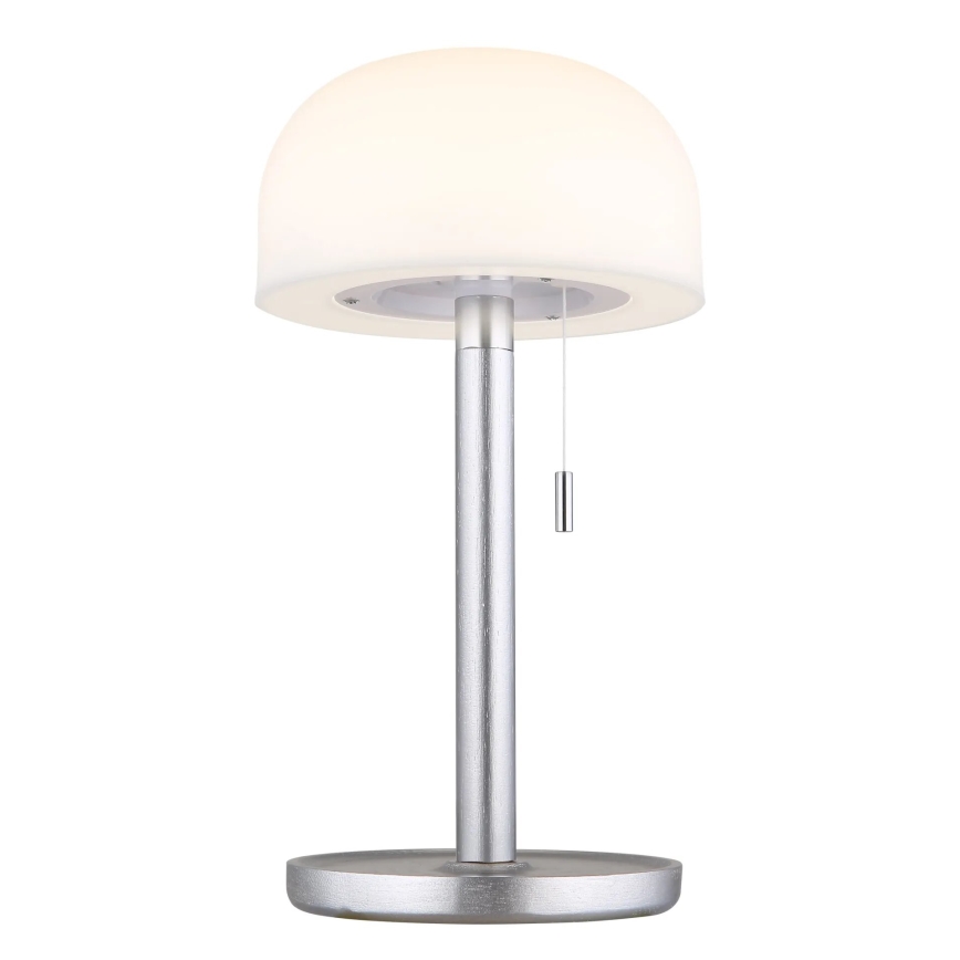 Globo - LED Įkraunamas Stalinis šviestuvas LED/1,5W/3,7V 3000/4200/6000K 1800mAh sidabras