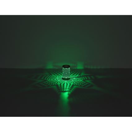 Globo - LED RGB Jutiklinis įkraunamas Stalinis šviestuvas LED/1W/5V 500 mAh ruda