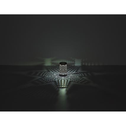 Globo - LED RGB Jutiklinis įkraunamas Stalinis šviestuvas LED/1W/5V 500 mAh ruda