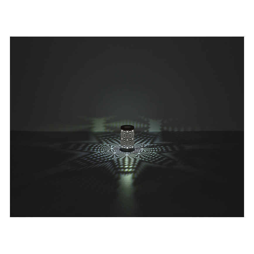 Globo - LED RGB Jutiklinis įkraunamas Stalinis šviestuvas LED/1W/5V 500 mAh ruda