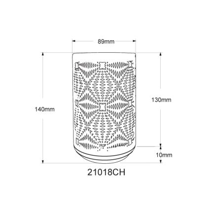 Globo - LED RGB įkraunama stalinė lempa su lietimu LED/1W/5V 500 mAh ruda