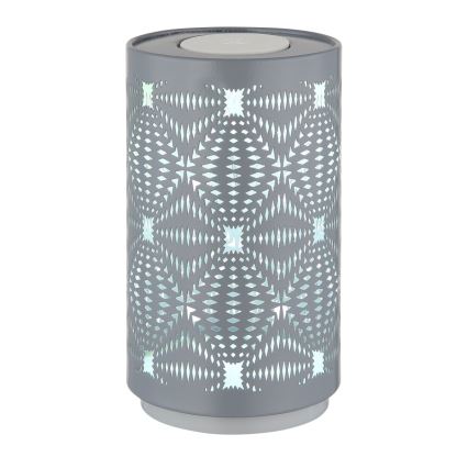 Globo - LED RGB Jutiklinis įkraunamas Stalinis šviestuvas LED/1W/5V 500 mAh pilka