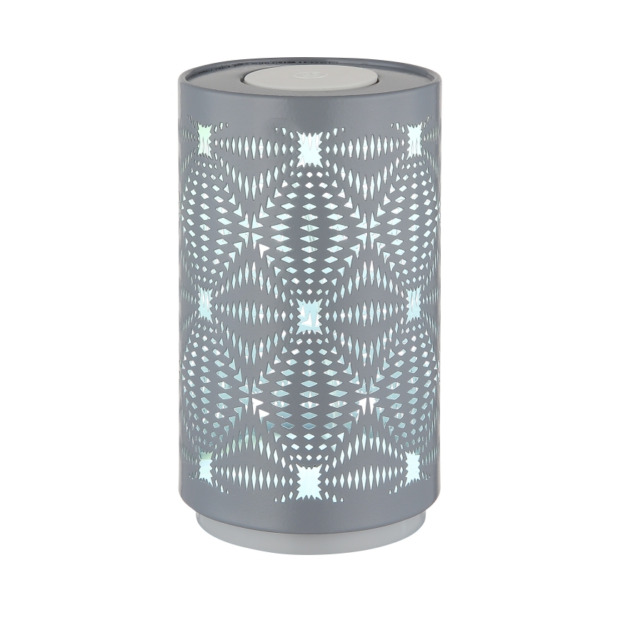 Globo - LED RGB Jutiklinis įkraunamas Stalinis šviestuvas LED/1W/5V 500 mAh pilka