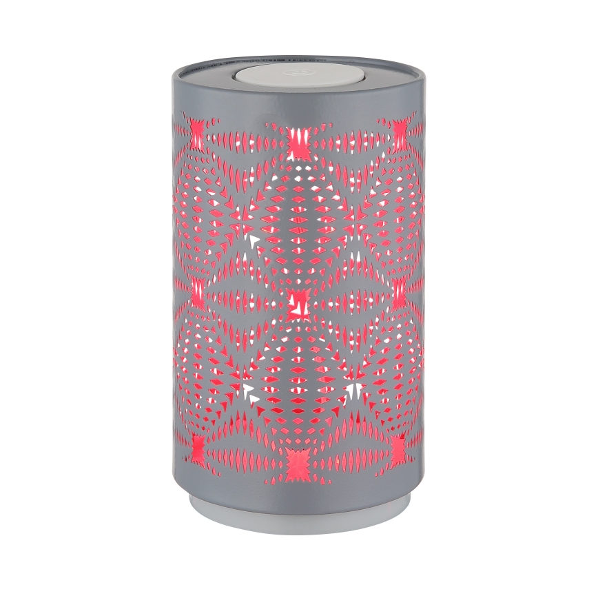Globo - LED RGB Jutiklinis įkraunamas Stalinis šviestuvas LED/1W/5V 500 mAh pilka