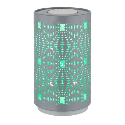 Globo - LED RGB Jutiklinis įkraunamas Stalinis šviestuvas LED/1W/5V 500 mAh pilka