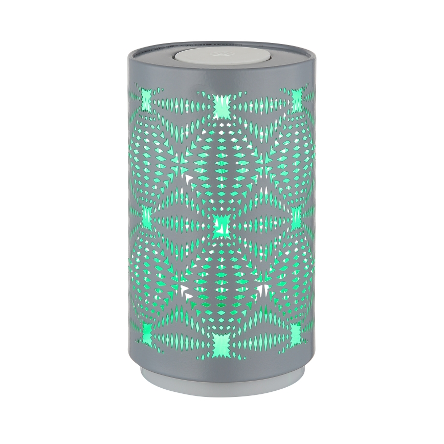 Globo - LED RGB Jutiklinis įkraunamas Stalinis šviestuvas LED/1W/5V 500 mAh pilka