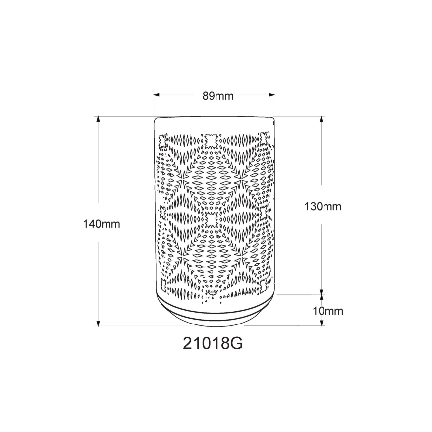 Globo - LED RGB įkraunama stalinė lempa su lietimu LED/1W/5V 500 mAh pilka
