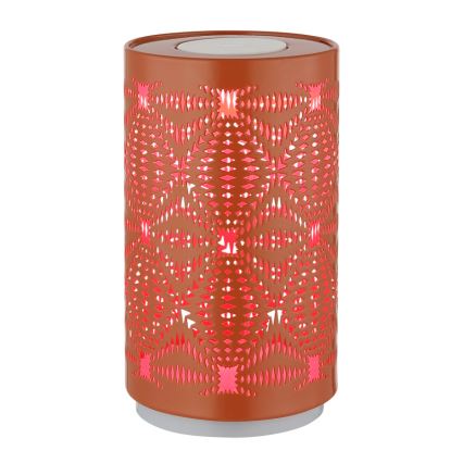 Globo - LED RGB Jutiklinis įkraunamas Stalinis šviestuvas LED/1W/5V 500 mAh varis