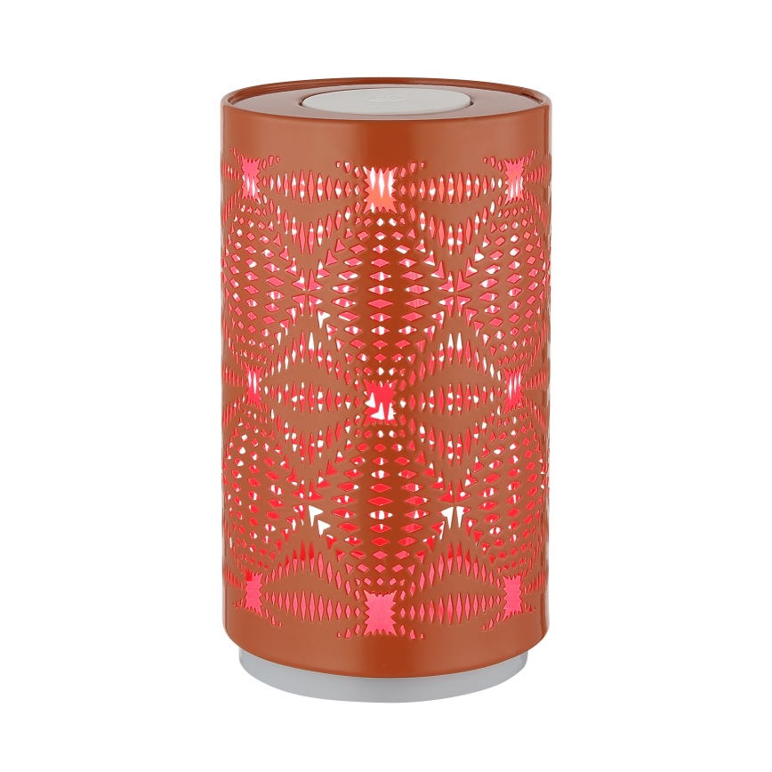 Globo - LED RGB Jutiklinis įkraunamas Stalinis šviestuvas LED/1W/5V 500 mAh varis