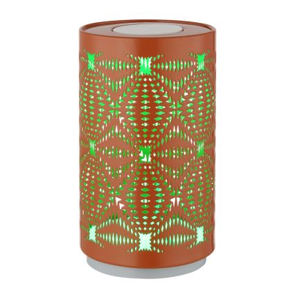 Globo - LED RGB Jutiklinis įkraunamas Stalinis šviestuvas LED/1W/5V 500 mAh varis