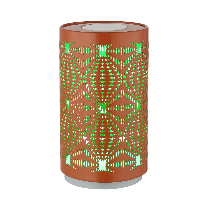 Globo - LED RGB Jutiklinis įkraunamas Stalinis šviestuvas LED/1W/5V 500 mAh varis