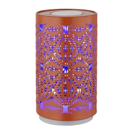 Globo - LED RGB Jutiklinis įkraunamas Stalinis šviestuvas LED/1W/5V 500 mAh varis