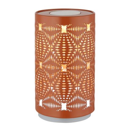 Globo - LED RGB įkraunama stalinė lempa su lietimu LED/1W/5V 500 mAh varinė