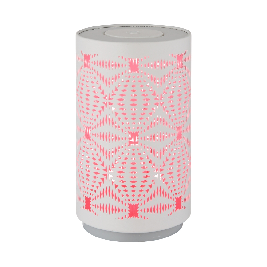 Globo - LED RGB Jutiklinis įkraunamas Stalinis šviestuvas LED/1W/5V 500 mAh balta