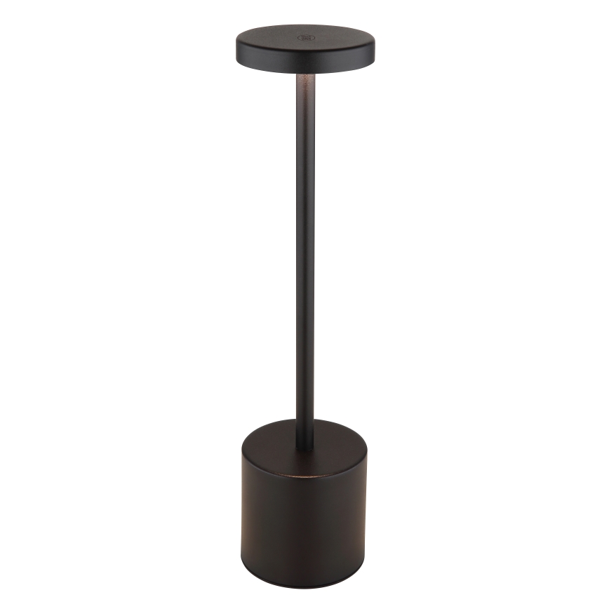 Globo - LED pritemdomas, liečiamas stalinis šviestuvas LED/1,2W/3,7V 2000K/3500K/7000K 1200 mAh USB juoda