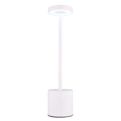 Globo - LED pritemdomas, liečiamas stalinis šviestuvas LED/1,2W/3,7V 2000K/3500K/7000K 1200 mAh USB balta
