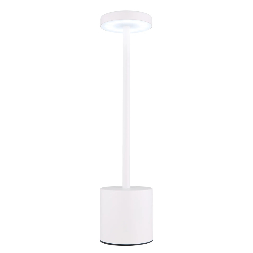 Globo - LED pritemdomas, liečiamas stalinis šviestuvas LED/1,2W/3,7V 2000K/3500K/7000K 1200 mAh USB balta