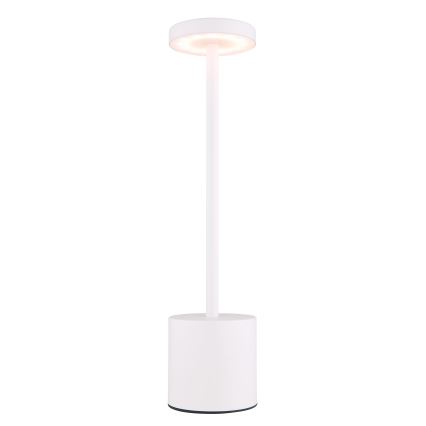 Globo - LED pritemdomas, liečiamas stalinis šviestuvas LED/1,2W/3,7V 2000K/3500K/7000K 1200 mAh USB balta
