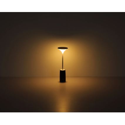 Globo - LED Pritemdoma įkraunama jutiklinė stalinė lempa LED/1,2W/3,7V 3000K 1500mAh juoda