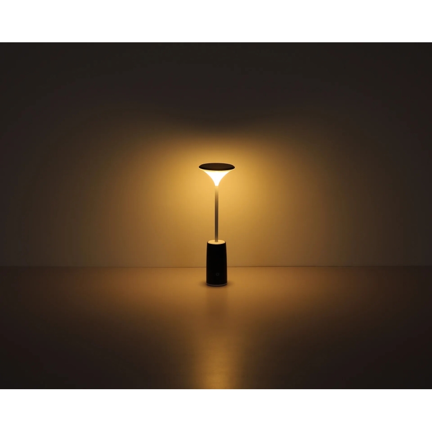 Globo - LED Pritemdoma įkraunama jutiklinė stalinė lempa LED/1,2W/3,7V 3000K 1500mAh juoda
