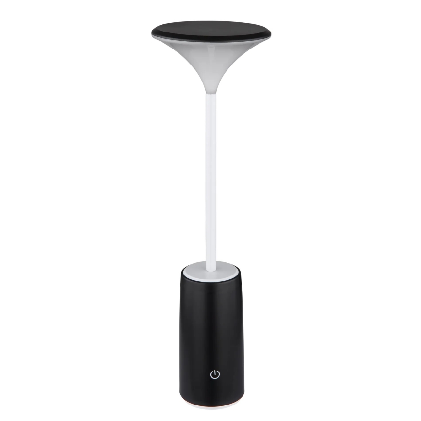 Globo - LED Pritemdoma įkraunama jutiklinė stalinė lempa LED/1,2W/3,7V 3000K 1500mAh juoda