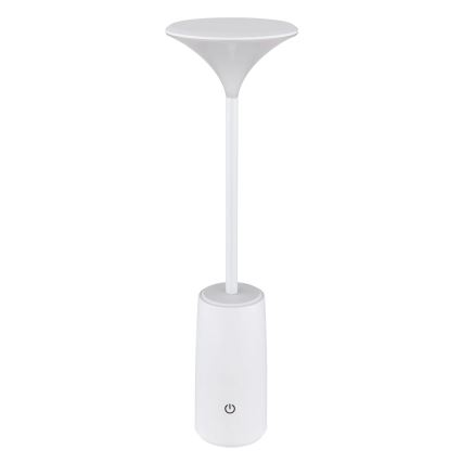 Globo - LED Pritemdoma įkraunama jutiklinė stalinė lempa LED/1,2W/3,7V 3000K 1500mAh balta