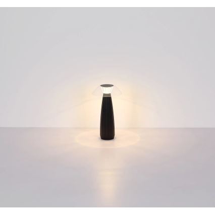 Globo - LED Pritemdoma įkraunama jutiklinė stalinė lempa LED/1W/3,7V 3000K 1200mAh juoda
