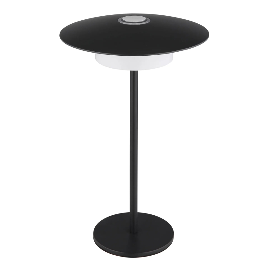 Globo - LED Lauko įkraunamas jutiklinė Stalinis šviestuvas LED/3W/3,7V 1800/2700/3000K IP44 1800 mAh juoda