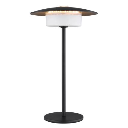 Globo - LED Lauko įkraunamas jutiklinė Stalinis šviestuvas LED/3W/3,7V 1800/2700/3000K IP44 1800 mAh juoda