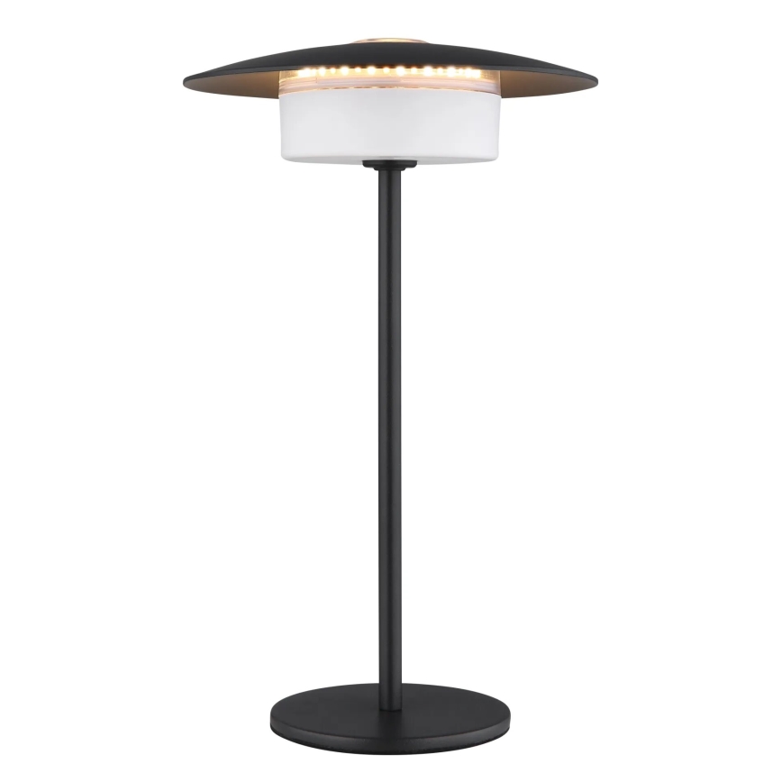 Globo - LED Lauko įkraunamas jutiklinė Stalinis šviestuvas LED/3W/3,7V 1800/2700/3000K IP44 1800 mAh juoda