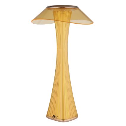 Globo - LED dimeriuojama įkraunama stalinė lempa LED/2,5W/3,7V 1200 mAh 2700/4500/6500K auksinė