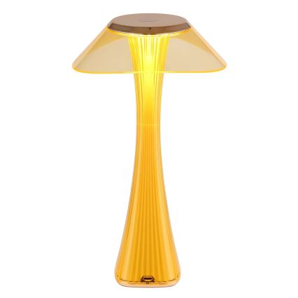 Globo - LED dimeriuojama įkraunama stalinė lempa LED/2,5W/3,7V 1200 mAh 2700/4500/6500K auksinė