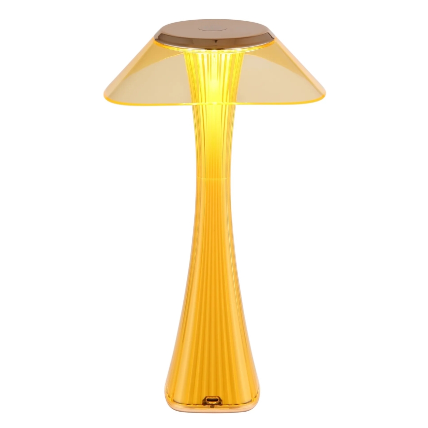 Globo - LED dimeriuojama įkraunama stalinė lempa LED/2,5W/3,7V 1200 mAh 2700/4500/6500K auksinė